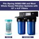 thumbnail image 3 of iSpring FM15B - Cartucho de filtro de repuesto reductor de hierro y manganeso para sistema de filtración de agua para toda la casa WGB21BM, 1 unidad (paquete de 1), alta capacidad de 10 x 4.5 pulgadas, 3 of 5