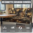 thumbnail image 4 of Aplkyhs Maple Leaf RV Dinette Cushions Stretchable Camper Decor Universal Bench Seat Cover Washable Couch Cover 2 Cushion Sofa Comfortable Sofa Slip Covers for 2 Seat Cushion Couch, 4 of 7