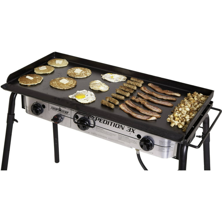 CUKOR Cast iron Griddle,Stove Top Griddle on Gas Grill, 17.13 x 9.06  Camping Griddle,Double Burner Pre-Seasoned Griddle For Outdoor/Indoor