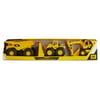 CAT Construction Toys, Mini Crew 3-Pack 7”, Push-Powered Yellow Construction Vehicle Toys, Includes Dump Truck, Wheel Loader, and Excavator for Kids and Toddlers Ages 2+