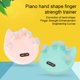 thumbnail image 5 of Greeniant 2 piezas Piano Fingers Trainer práctica Corrector de manos sensibilidad almohadillas de silicona antideslizantes herramientas para Accesorios para instrumentos musicales Rosa, 5 of 6