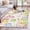Beige, variant on Round Area Rugs Collection 3 Ft, Easter Bunny Non-Slip Residential Carpet, Colorful Easter Eggs Spring Pink Peach Flowers Indoor Crawling Mats Doormat Runner Rugs Play Mat forBedroom