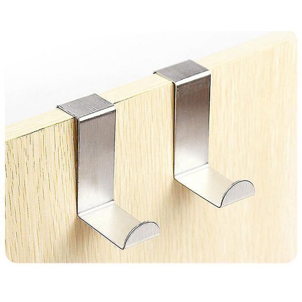 Ganchos multifunción para puerta trasera de cocina y baño, 2 piezas