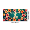 thumbnail image 2 of Glamorous Gold 60 Years Backdrop Banner, Cheerful Party Decor, Photography Props for Milestone Celebration Event Anniversary Birthday Party Decorations, 2 of 7