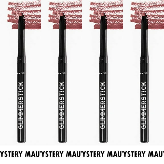 Avon Glimmersticks Retractable Lip Liner / MYSTERY MAUVE / SET OF 4
