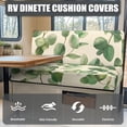 thumbnail image 4 of Uorisanigo Green Tree Branch Soft Rv Dinette Cushions 2 Sets Replacement Couch Cushion Slipcovers Breathable and Dirt-Resistant RV Camper Car Bench 2-Piece Set Camper Decor, 4 of 7