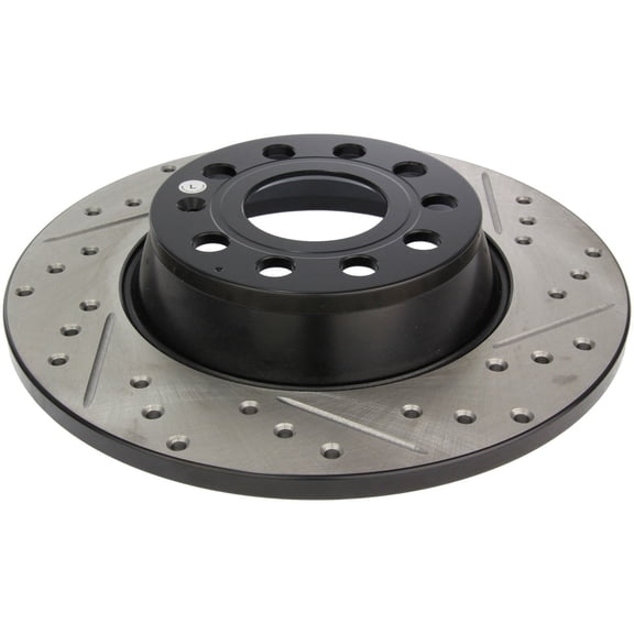 StopTech Slotted & Drilled Sport Brake Rotor Fits select: 2006-2008 VOLKSWAGEN PASSAT, 2009-2010 VOLKSWAGEN TIGUAN