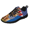 thumbnail image 2 of German Shepherd Back The Blue W Running Shoes Sneakers Mesh Black Size 9.5, 2 of 5