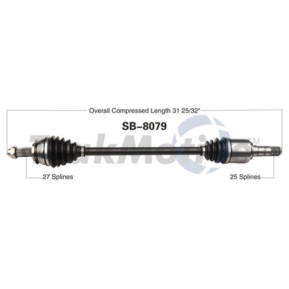 TrakMotive Sb-8079 CV Axle Shaft