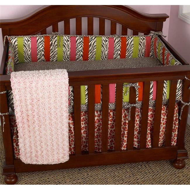 Cotton Tale Hk7s Here Kitty 7 Pieces Crib Bedding Set Pink Cotton Tale Hk7s Here Kitty 7 Pieces Crib Bedding Set Pink Green