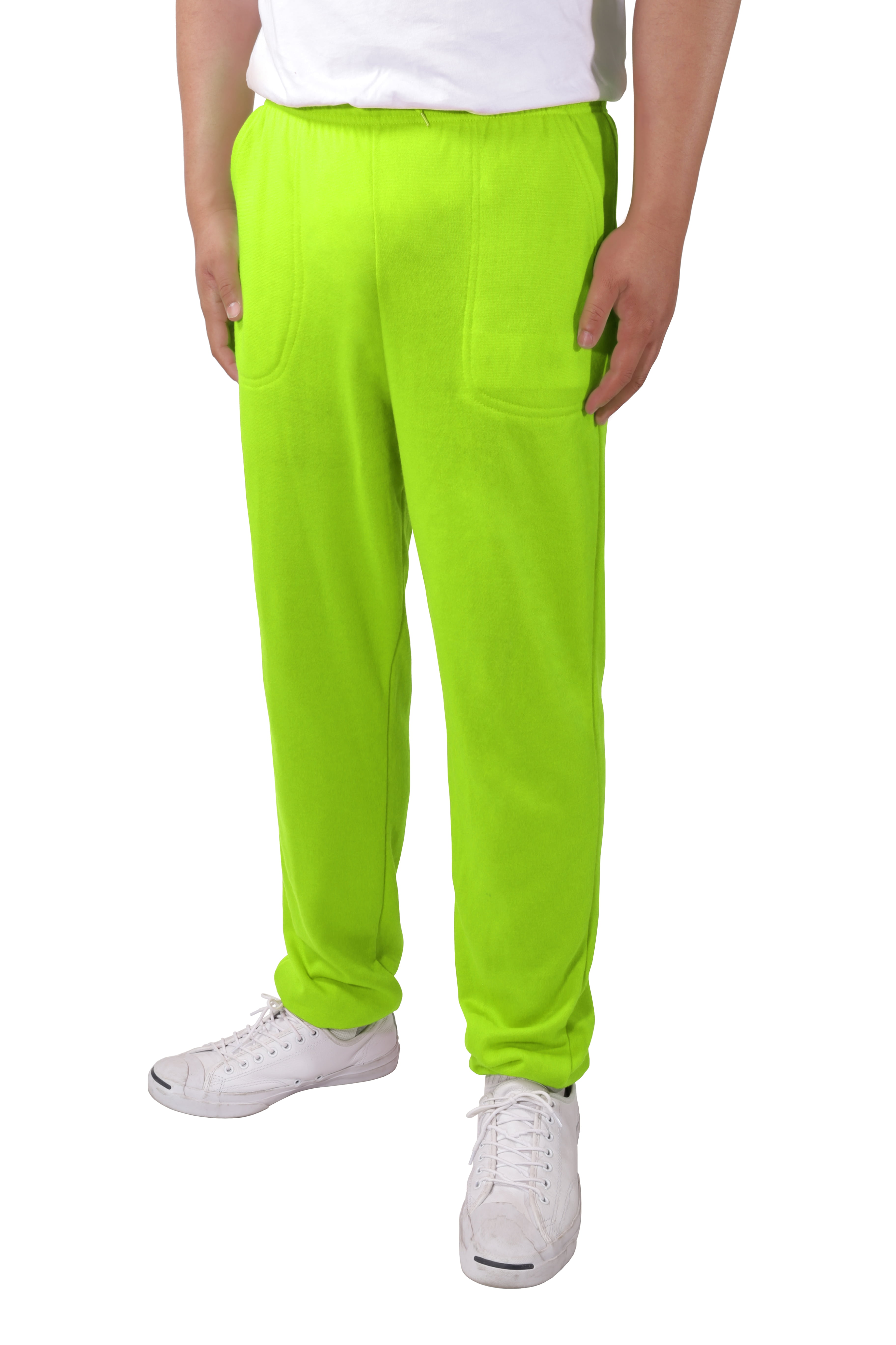 ALO Yoga Unwind Sweatpants French Terry Cozy Jogger Pants, XS, Neon Lime  Green