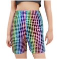 thumbnail image 2 of Cethrio Kids Girls Summer Shorts, Summer Performance Fashion Elastic Waist Dancewear Shorts Multicolor Size 3-4 T, 2 of 3