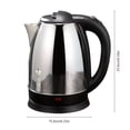 thumbnail image 3 of Premium Stainless Steel Electric Kettle 110V US Plug, Rapid Boiling, Auto Shut-Off, Hot Water Boiler for Home, Dorm & Travel, Ideal Coffee Companion, Thanksgiving Christmas Holiday Gift, 3 of 10