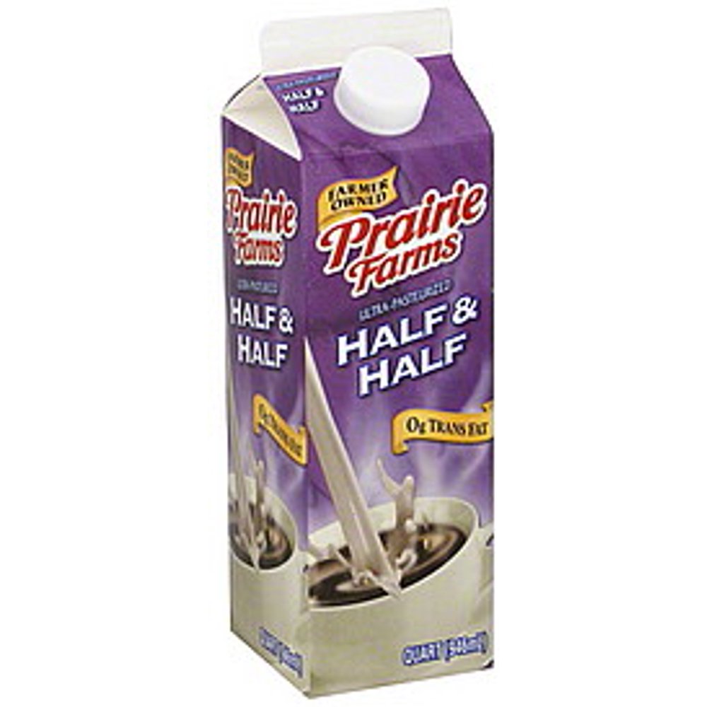 Prairie Farms Fat Free Half & Half Uht