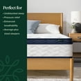 thumbnail image 2 of Zinus 10" Pocket Coil Euro Top Hybrid Mattress, King, 2 of 11