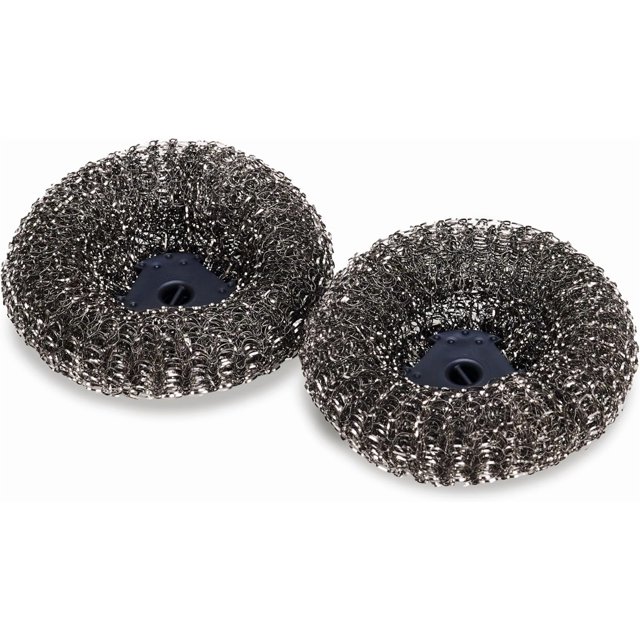 Joseph Joseph SinkTech Stainless Steel Scourer for Stubborn Stains, Replacement Heads - Pack of 2