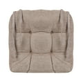 Set of 4 Dining Chair Cushions Tufted Chair Seat Pads with Ties, 15