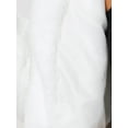 thumbnail image 4 of INSPIRE CHIC Women's Casual Faux Fur Coat Zip Up Hooded Cropped Fuzzy Fleece Jacket White L, 4 of 6