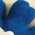 thumbnail image 3 of Hugging Pillow Flower Shaped Sponge Filling Soft Thick Decorative Throw Pillow for Sofa Blue, 3 of 5