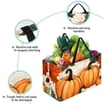 thumbnail image 3 of Maple Ieaf Pumpkin Large Oxford Cloth Decorative Box Shopping Bag Collapsible Bucket, 3 of 7