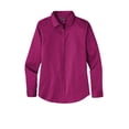 thumbnail image 4 of Port Authority Ladies Long Sleeve Superpro Reacttwill Shirt, 4 of 5