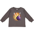 thumbnail image 3 of Inktastic Bowling Strike Boys or Girls Long Sleeve Toddler T-Shirt, 3 of 5