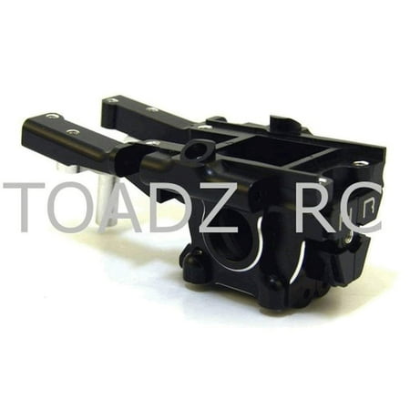 Alum Front Bulkhead - New HRP Secure Lock Front Bulkhead 1/16 Traxxas