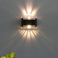 thumbnail image 6 of Harlier Solar Wall Lights UP Down, Illuminate Outdoor Sunlight Sensor Lamp IP65 Waterproof LED Modern Deck Lighting Decor for House Patio Porch (Warm White), 6 of 6