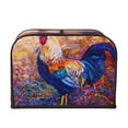 thumbnail image 2 of Daiia Rooster Oil Painting Pattern 4 slice Toaster Cover, Toaster Appliance Dust-proof Cover For Kitchen Small Appliance Dust Cover and Fingerprint Protection, 2 of 7