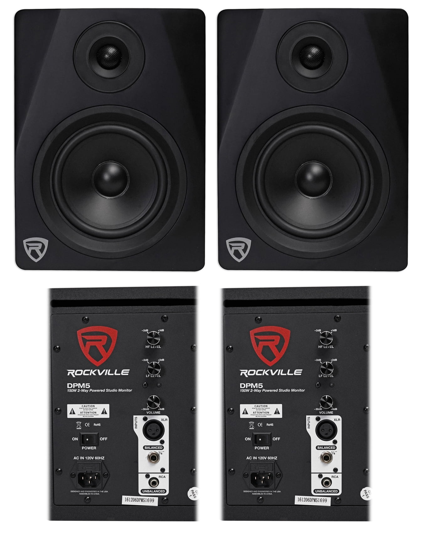 2) Rockville HD5 5\