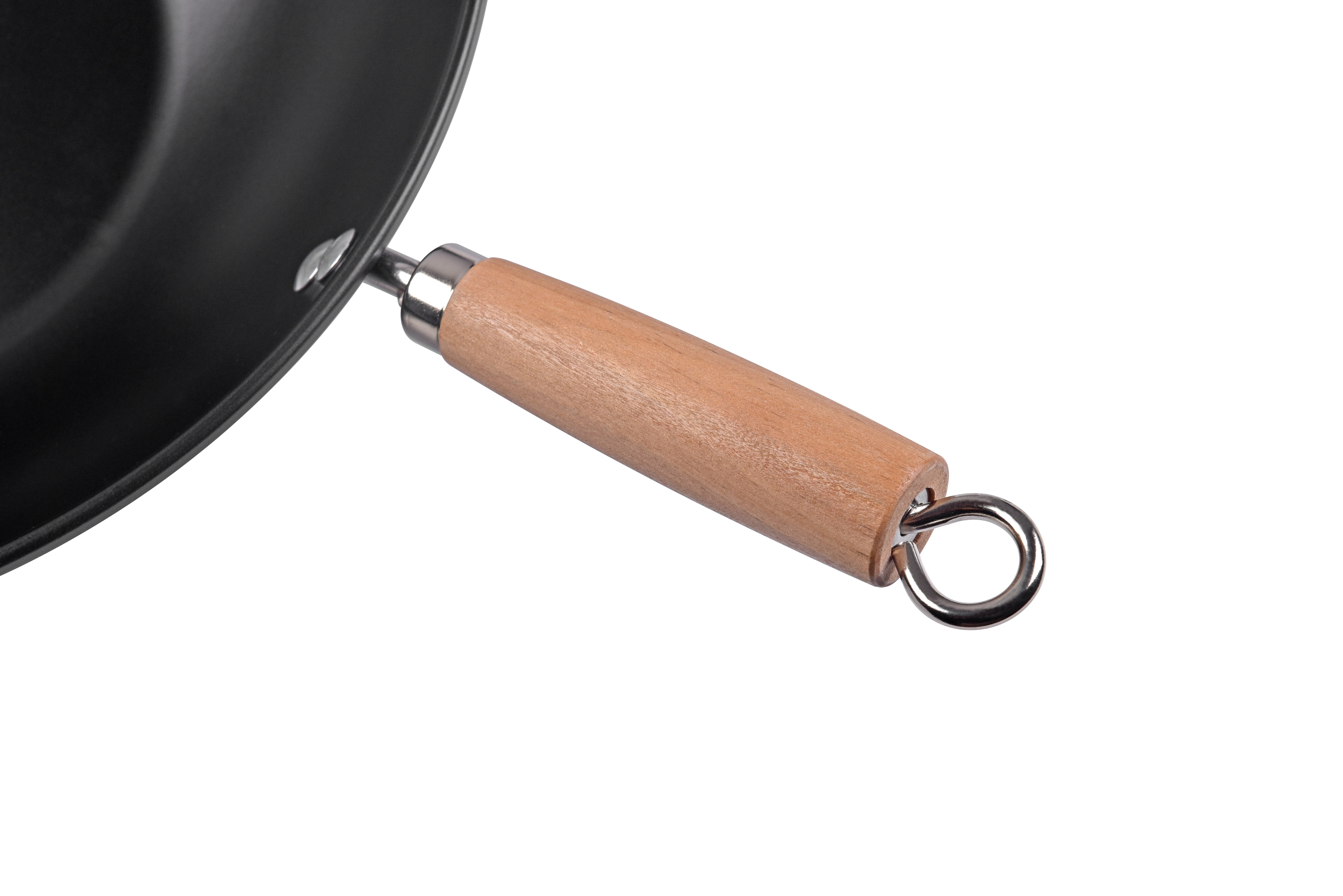 Mainstays Easy clean, hand wash recommended Carbon Steel, Non-Stick, NS Wok