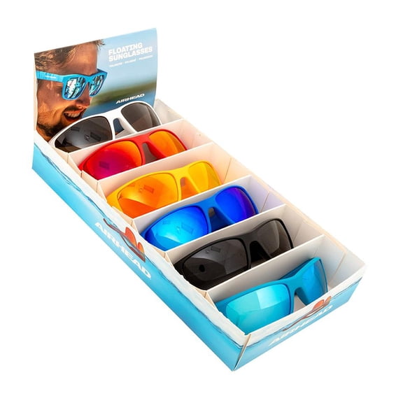 Airhead AHFSSWM6 Sport Sunglass, Assorted - Box of 6