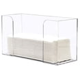 thumbnail image 4 of Soporte para toallas de papel comercial, soporte dispensador de toallas de papel acrílico transparente apto para toallas de papel comerciales plegables en C, triples y múltiples, 4 of 4