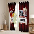 thumbnail image 3 of Manfei Vintage Film Black Out Curtains for Kids, Cinema Tricket Time Curtains Pack of 2 (42x63 Each), Movie Theater Theme Bedroom Curtains, Curtains Blackout Home Decor, 3 of 6