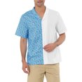 thumbnail image 1 of Lars Amadeus Men's Shirt Short Sleeve Button Down Striped Summer Shirt, 1 of 6