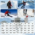 thumbnail image 2 of POENTAB Fleece Lined Hiking Pants for Men Outdoor Cargo Pants Waterproof Insulated Warm Work Trousers for Winter, 2 of 6