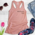 thumbnail image 2 of Whatever Bye Tank Top, Ladies Racerback Tank Top, Cute Whatever Tank, Whatevs Tank, Desert Pink, Medium, 2 of 3