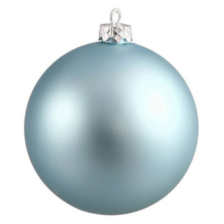 Vickerman 3" Baby Blue Matte Ball Ornament, 12 per Bag