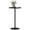 Black, variant on HOMCOM Round Bar Table for 2, Modern Pub Table, White