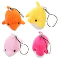 thumbnail image 3 of MRLESS 4pcs Plush Dolphin Charm Pendant For Girls Cute Mini Dolphin Stuffed Animal For Backpack Decoration And Party Favors Adorable Dolphin Present, 3 of 6
