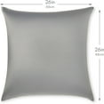thumbnail image 2 of Hit Notion Throw Pillow Cozy Soft Microbead Dark Grey: 1 Pc ~ Cover 26 x 26, 2 of 7