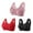 MULTI#11, variant on 3 Pack Everyday Sleep Bras - Nature Cotton Soft Cup Wireless Front Button Snap Close Seamless Padded Bras for Women