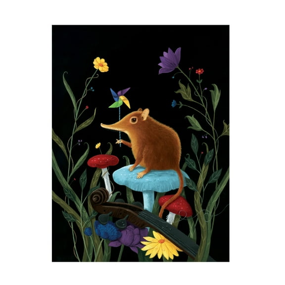 Canvas Wall Art - Gina Matarazzo 'Herschel's Treasures' Wall Art for Living Room, Bedroom, or Office Décor by Trademark Fine Art - 14 x 19 Inches