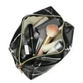 thumbnail image 7 of Unique Bargains Floral Makeup Bag Zipper Flower Cosmetic Pouch Black, 7 of 7