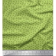 thumbnail image 1 of Soimoi Polyester Crepe Fabric Triangle & Saxophone Musical Instrument Print Fabric by Yard 42 Inch Wide, 1 of 1