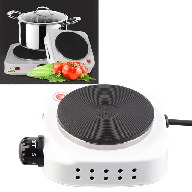 Electric Hob, Portable Electric Cooktop US Plug 110V Safe 500W For Office