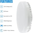 thumbnail image 3 of Mingbright Removeable Led Light Source,9w,700lm,4000k Cool White, 3 of 7
