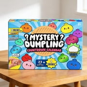 Dumpling Squishy, 2026 Squishy Dumpling Advent Countdown Calendar, 24 PCS Random Surprise Squishies Toys, Stress Relief Sensory Fidget Toy for Anxiety Relief Hand Relax, Birthday Gifts