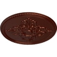 thumbnail image 3 of 54 1/4"OD x 2 7/8"P Milton Ceiling Medallion (Fits Canopies up to 10 1/2"), Hand-Painted Antique Copper, 3 of 6