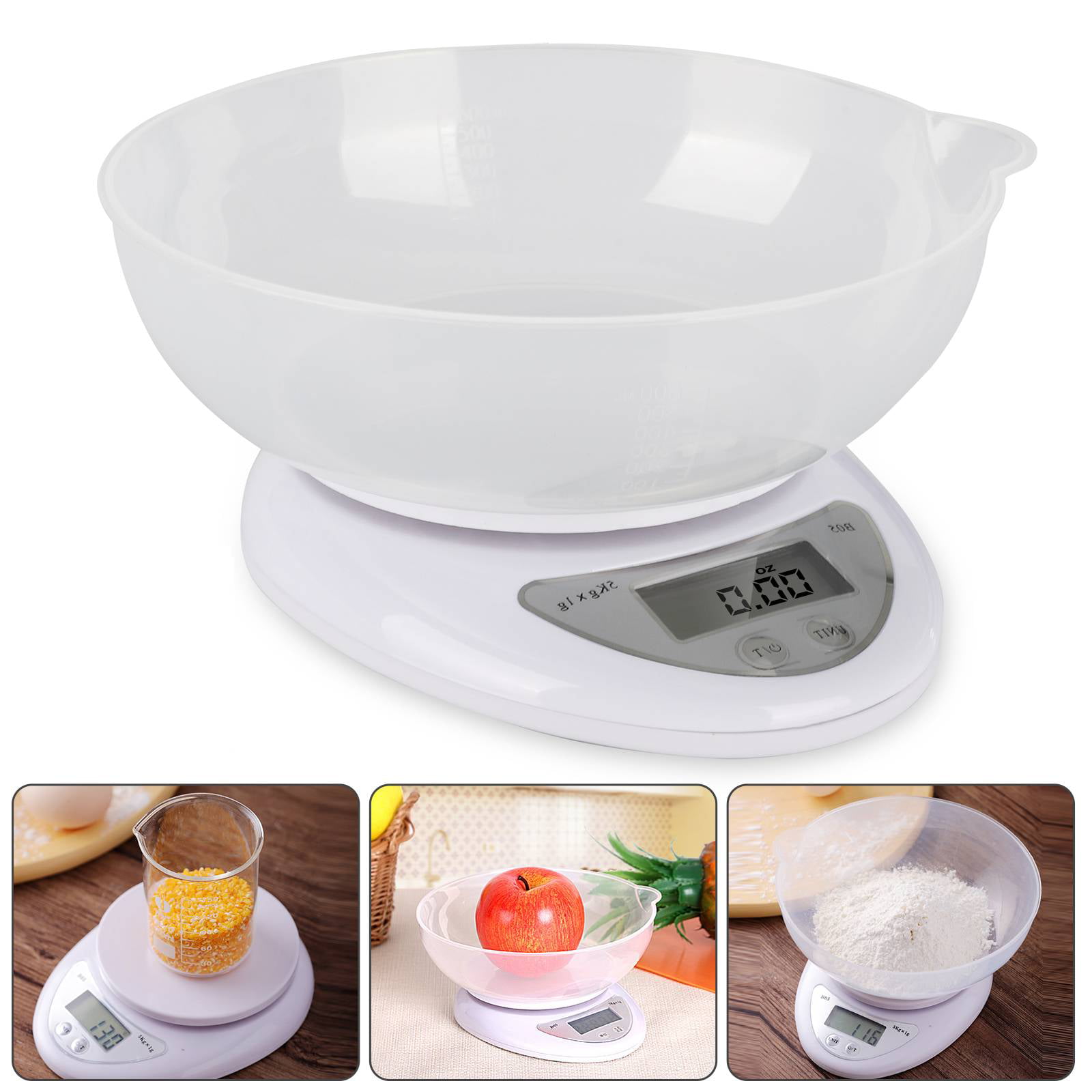 Kitchen Scale Modern Style Digital colorful design ABS plastic Electronic Kitchen Scale 5kg/1g 